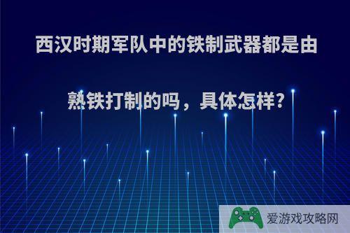 西汉时期军队中的铁制武器都是由熟铁打制的吗，具体怎样?