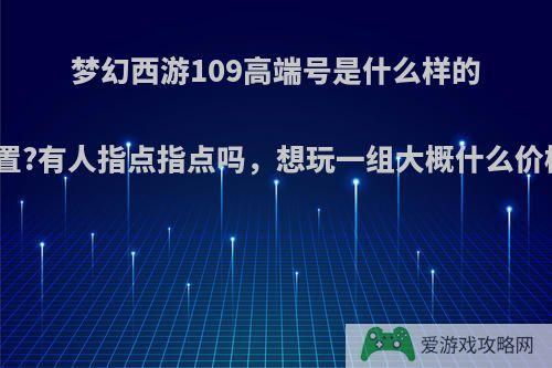 梦幻西游109高端号是什么样的配置?有人指点指点吗，想玩一组大概什么价格?