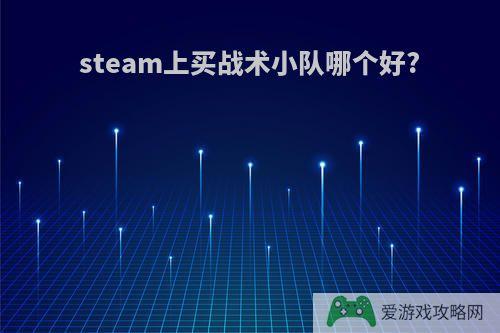 steam上买战术小队哪个好?