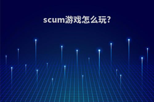 scum游戏怎么玩?